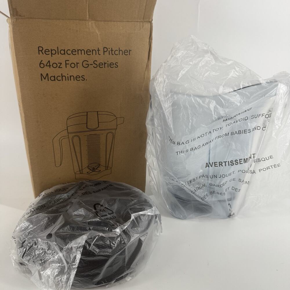 64oz Replacement Pitcher For Vitamix Low-Profile Blender 7500 6500 6300 6000 New